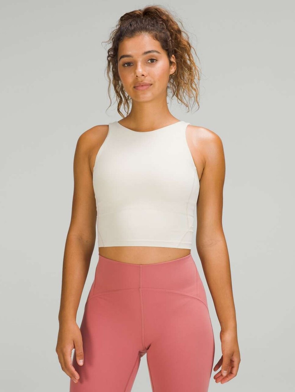 Lululemon Align High-Neck Tank, Natural Ivory, Size 8